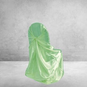 Housse de Chaise Mariage Satin Vert Pomme | Housse Design
